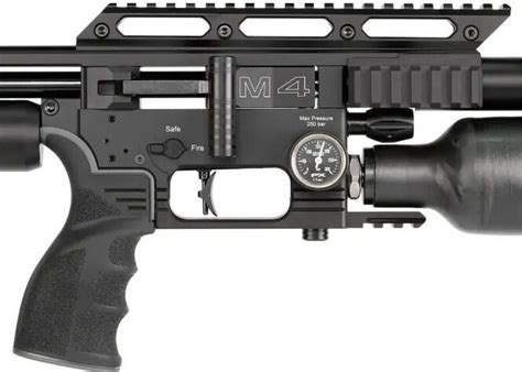 Пневматична редукторна гвинтівка FX Airgun M4 STD Black .177 кал фото 2