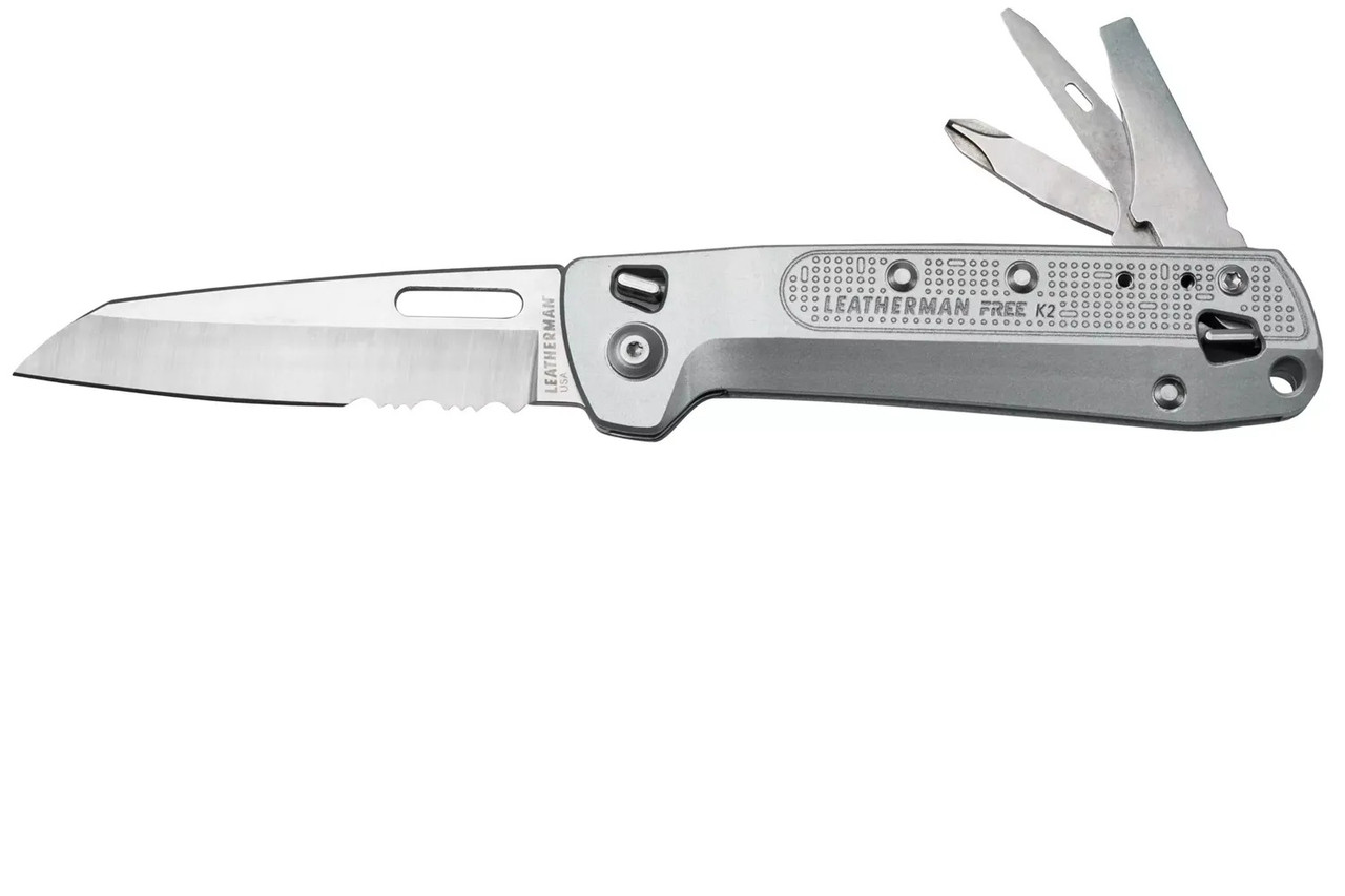 Мультитул нож Leatherman Free K2x Silver (832654) фото 6