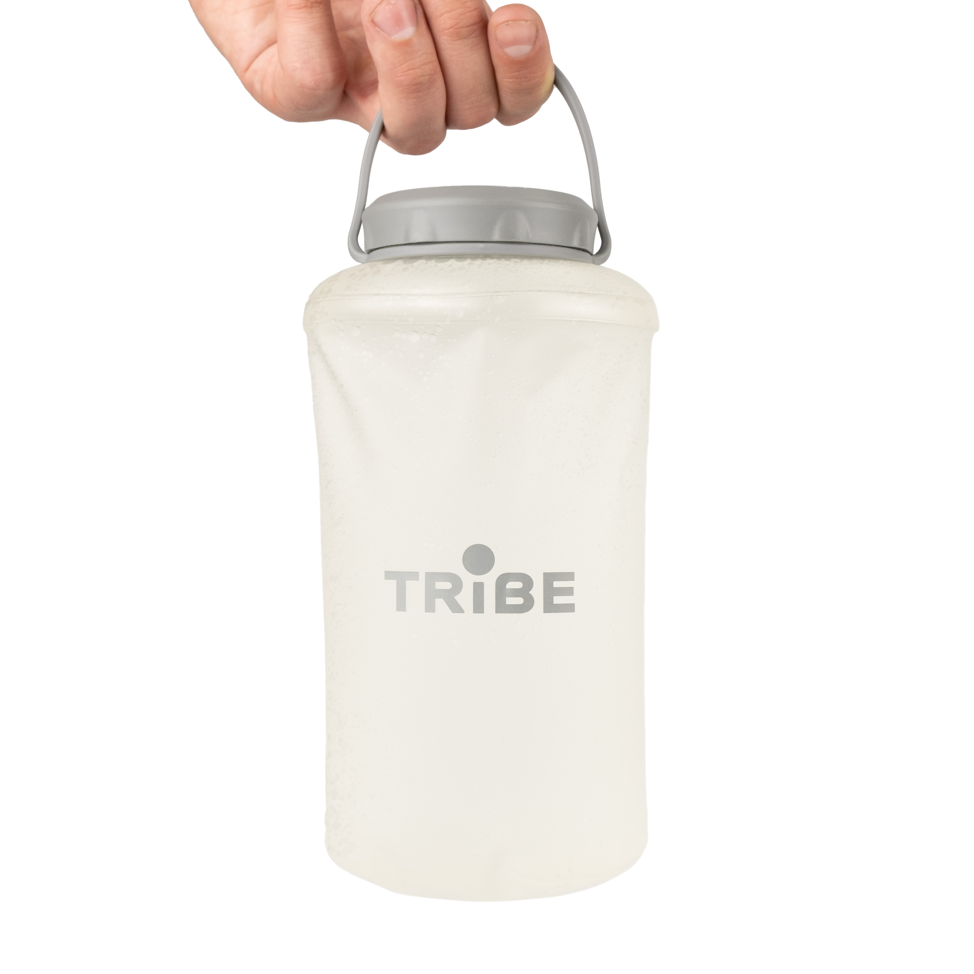 Пляшка Tribe Soft Bottle 1 л TPU м'яка  T-FE-0023-crystal-white