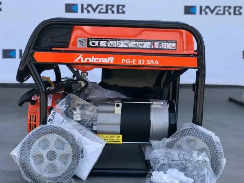 Бензиновий генератор PG-E 30 SRA UNICRAFT 2.5квт ручний запуск