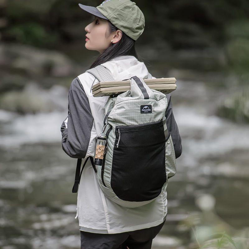 Рюкзак туристичний Naturehike NH20BB206, 20 л, світло-сірий фото 6