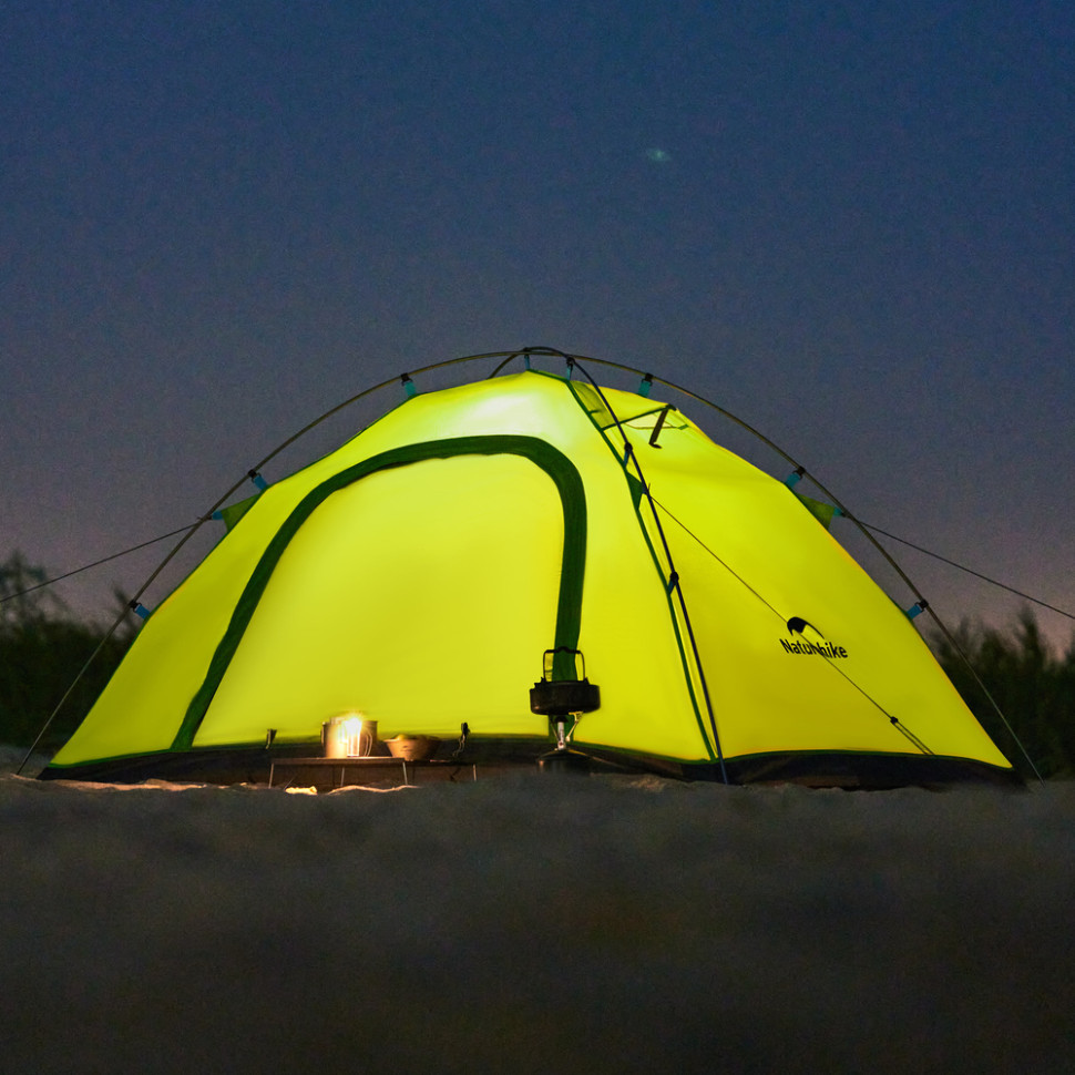 Намет двомісний Naturehike CNK2450WS030, зелений фото 6