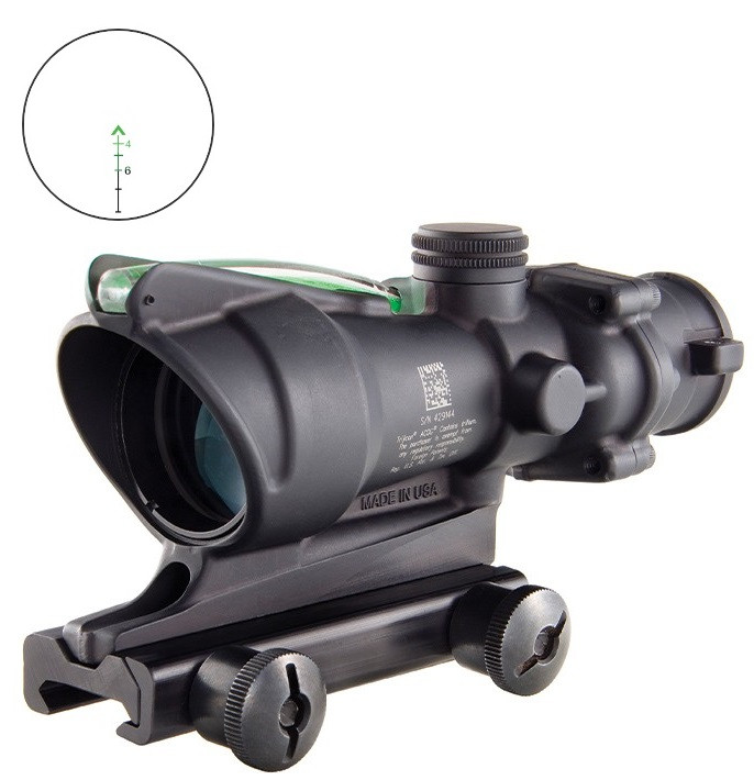 Тактичний приціл TRIJICON ACOG 4X32 BAC DUAL ILLUM GREEN CHEVRON .223/5.56 BDC фото 2