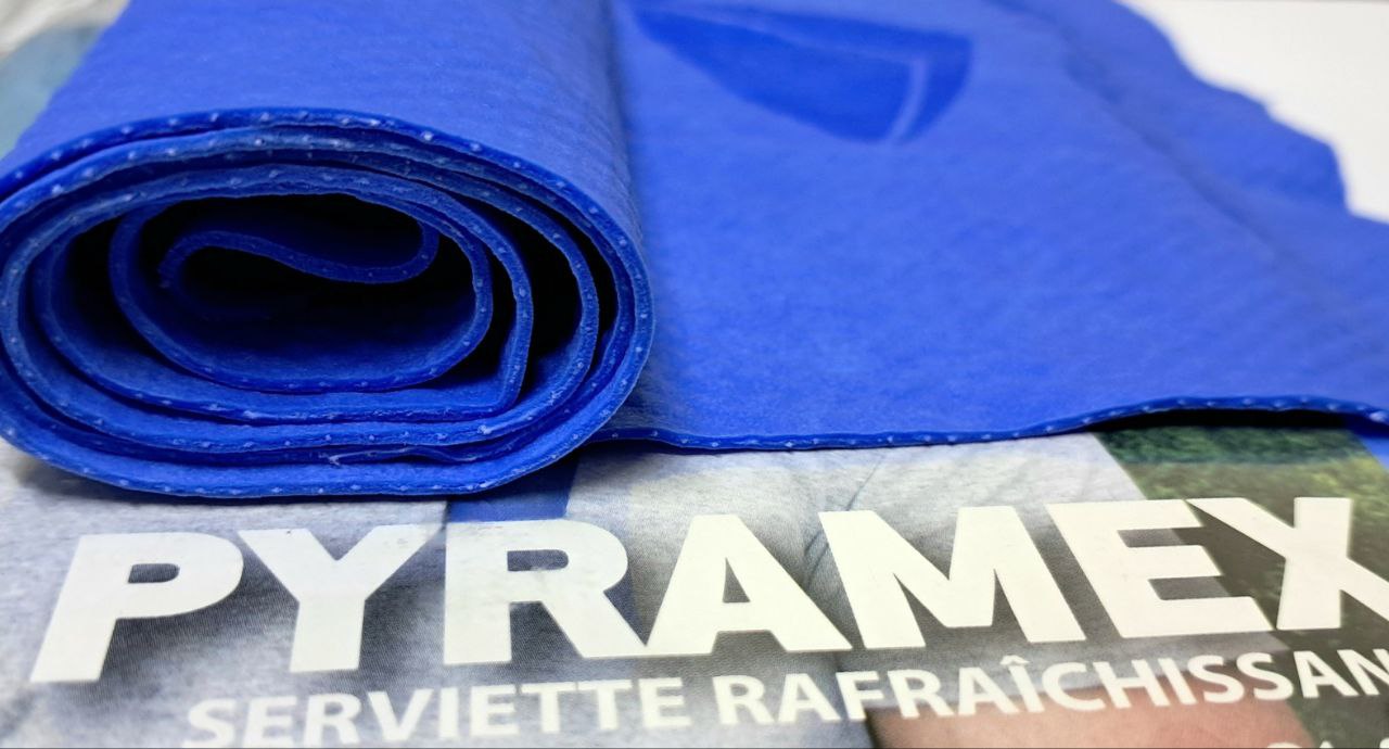 Охлаждающее полотенце кулер Pyramex C160 Cooling PVA Towel защита от жары и перегрева вместо кондиционера и вентилятора фото 2