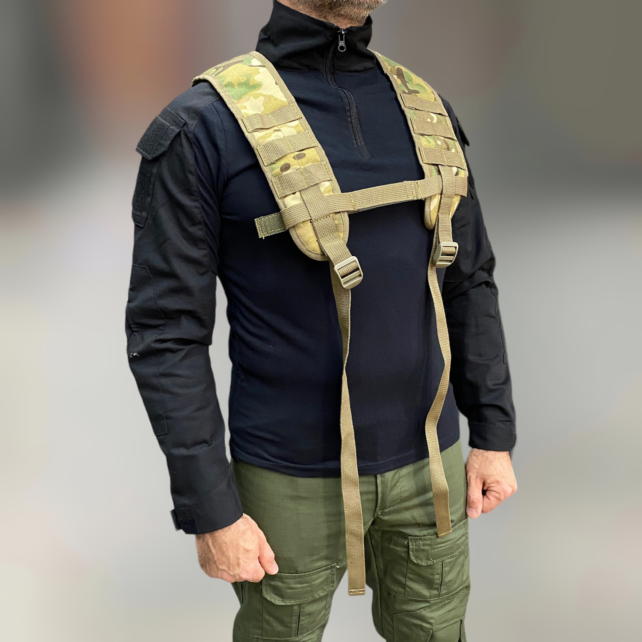 Плечи к варбелту, система Молли, Cordura 1000D, WINTAC, Мультикам, плечи к разгрузочному поясу, лямки для РПС