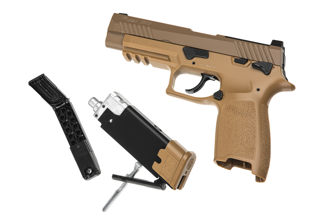 Пістолет пневматичний Sig Sauer P320-M17 Blowback кал.177 фото 4