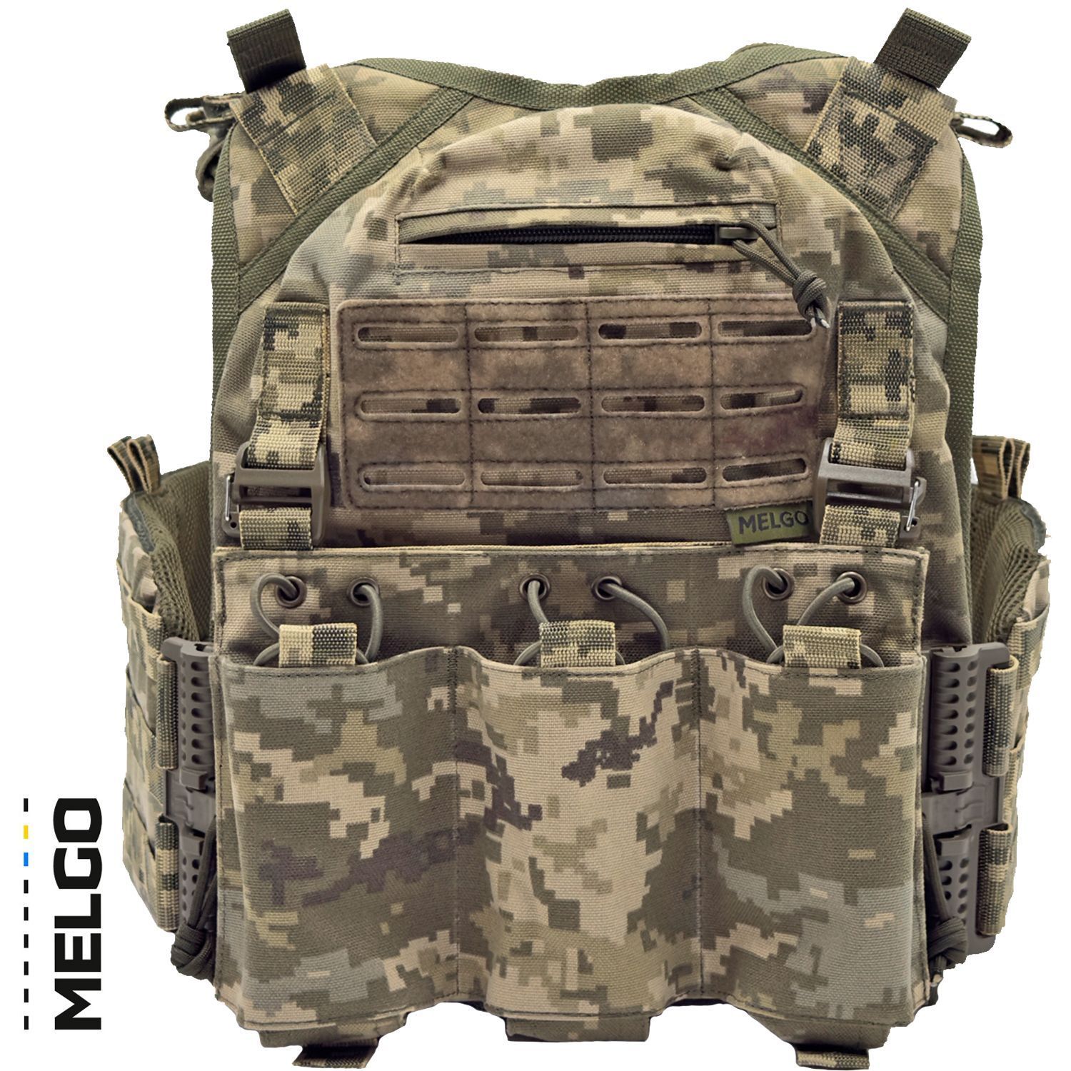 Плитоноска Gen3.PRO з панеллю під магазини Піксель ММ-14 Cordura 1000 D MELGO фото 8