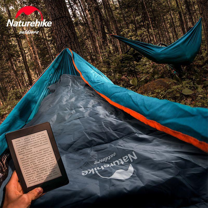 Спальний мішок Naturehike Y150L NH21MSD08, лівий, сіро-блакитний фото 4