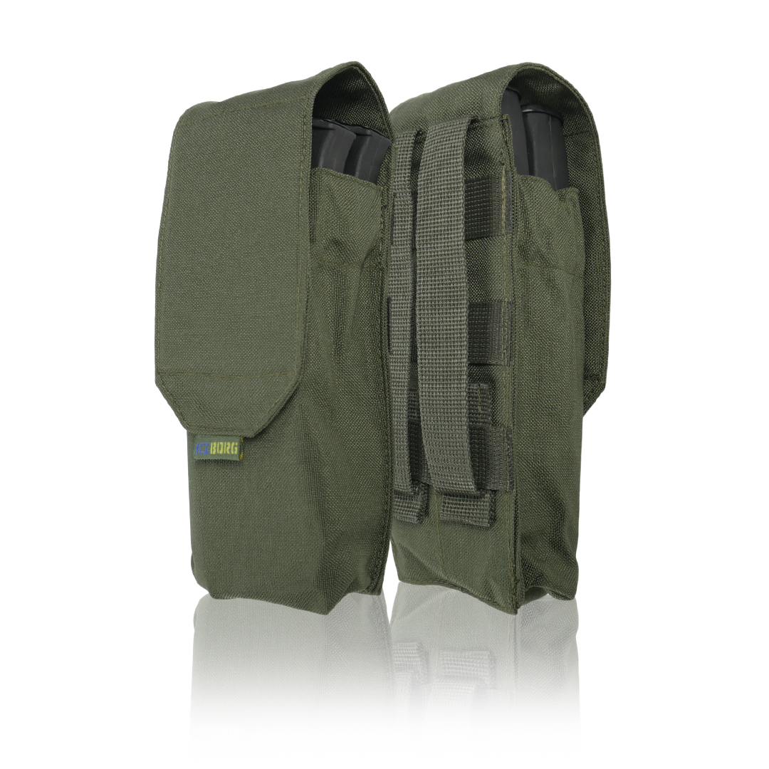Подсумок под 2 магазина Kiborg GU Double Mag Pouch Хаки