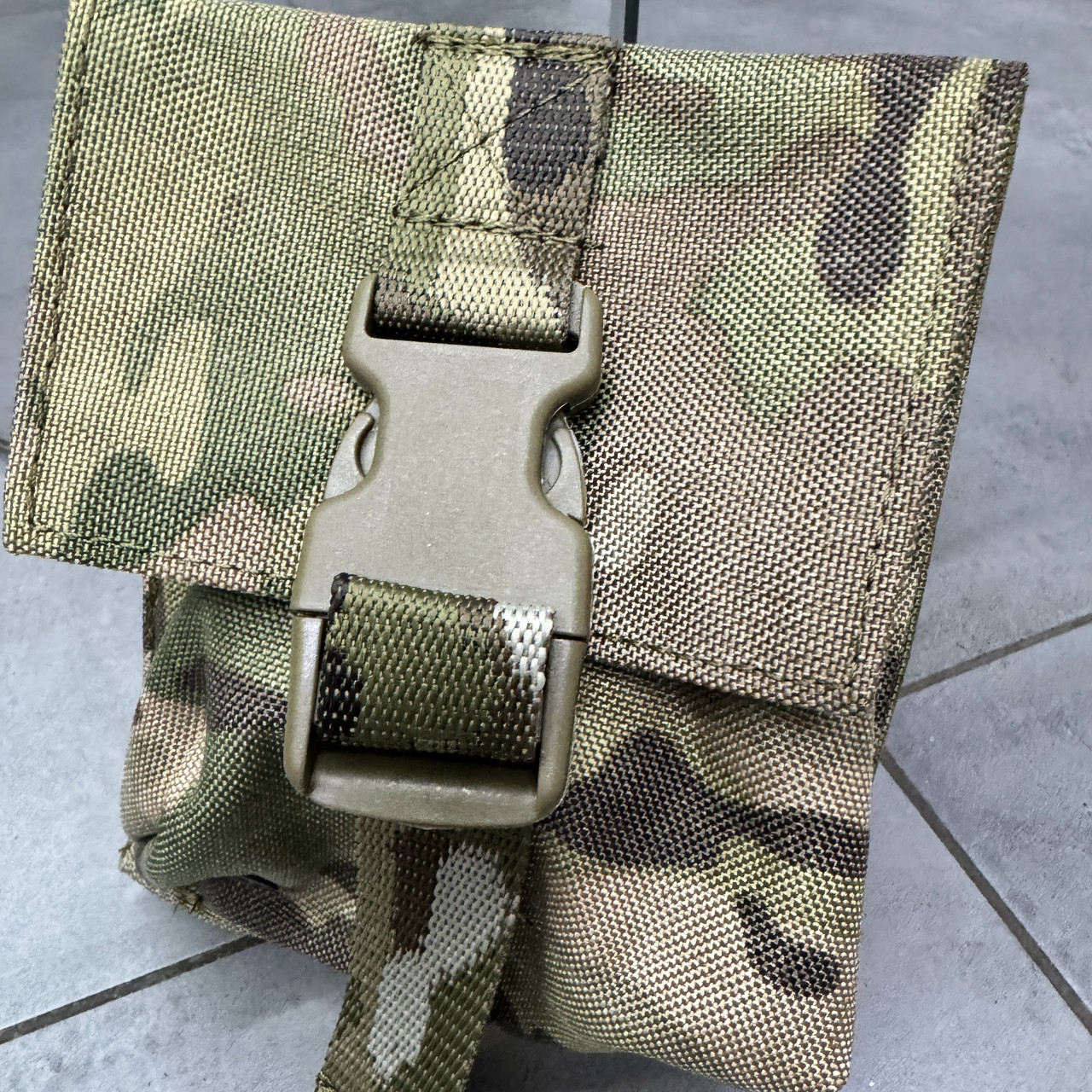 Подсумок под 2 гранаты на Молли, Мультикам, WINTAC, Cordura 1000D, тактический чехол под две гранаты на Молли фото 5