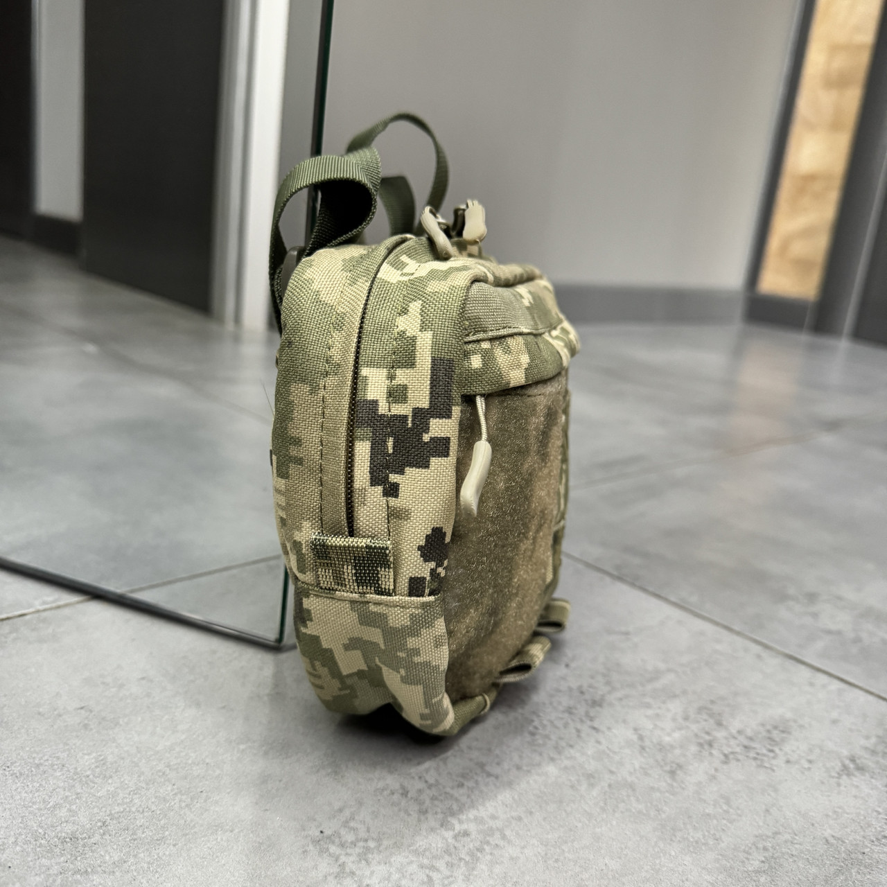 Сумка напашник для бронежилета на Молли, Пиксель, WINTAC,Cordura, тактический подсумок напашник для плитоноски фото 5