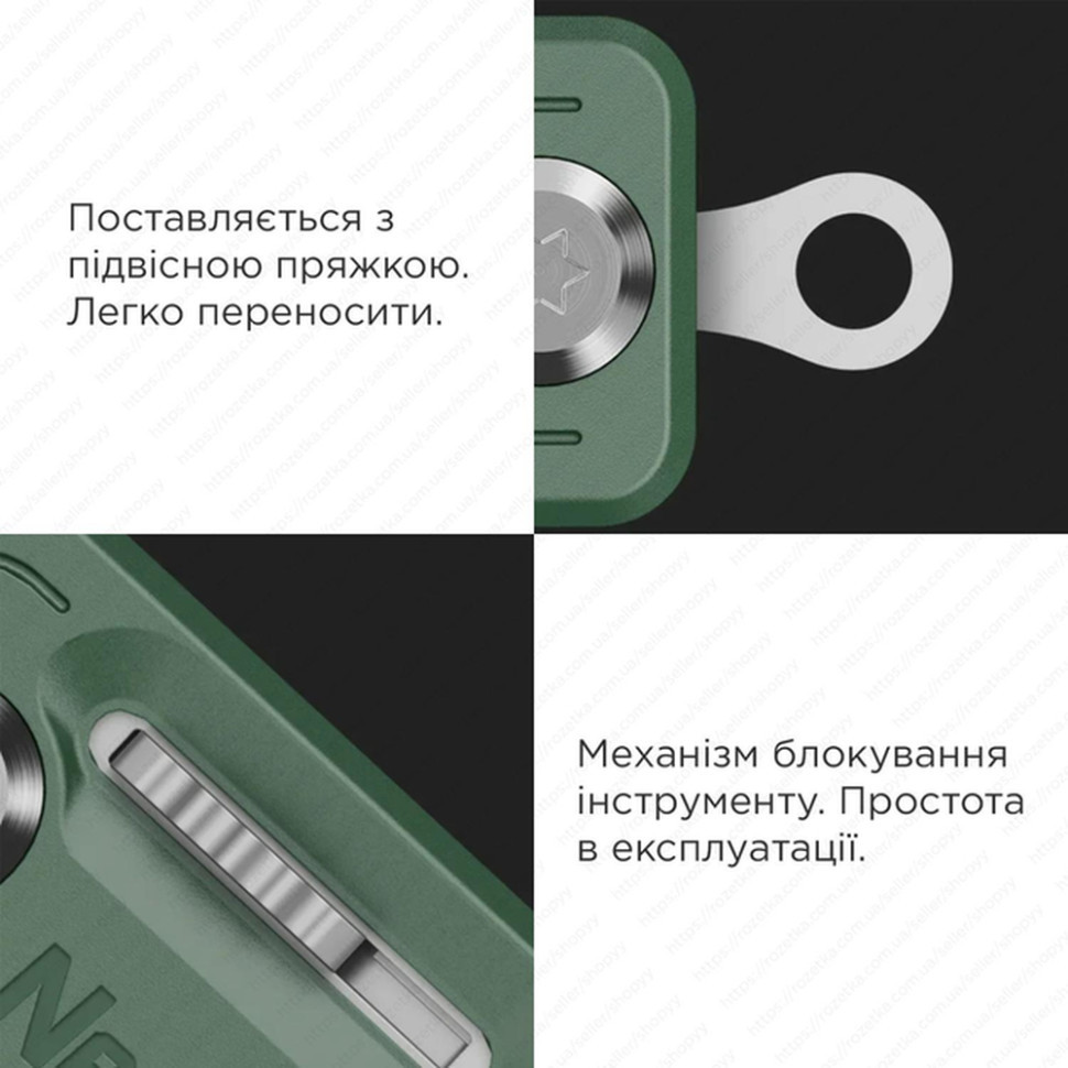 Мультитул NexTool Multi Functional Knife, зеленый фото 6
