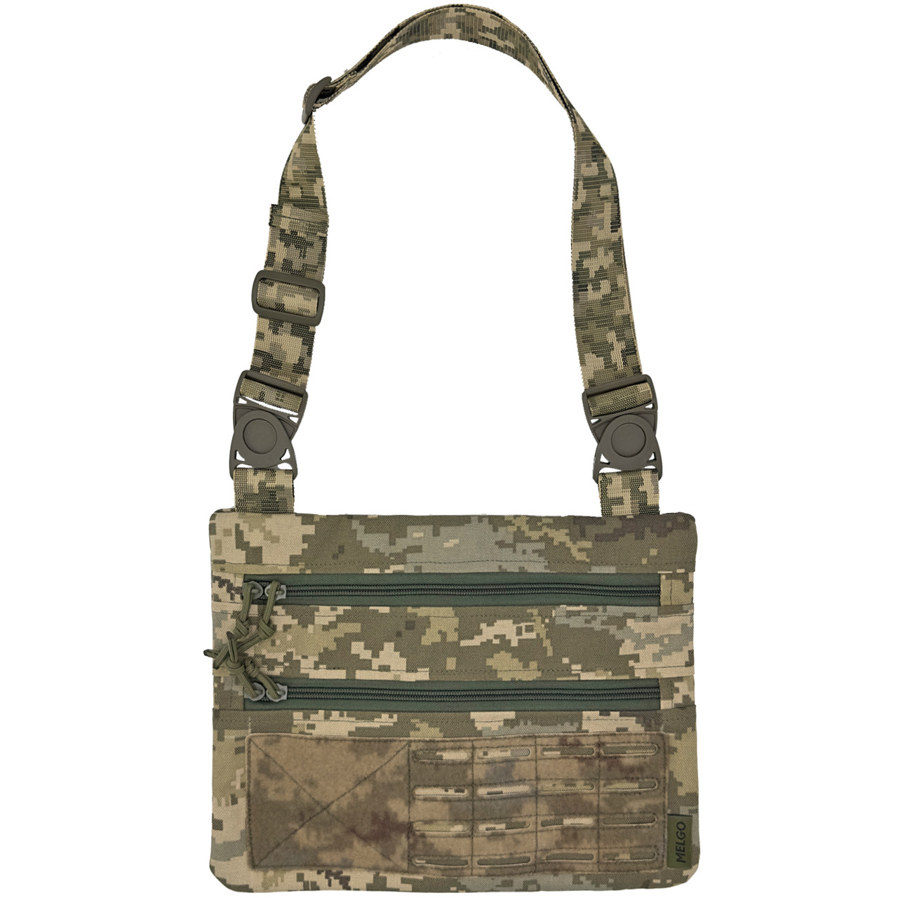Тактическая однолямочная сумка на плечо MELGO, Пиксель ММ-14 Cordura 1000 D