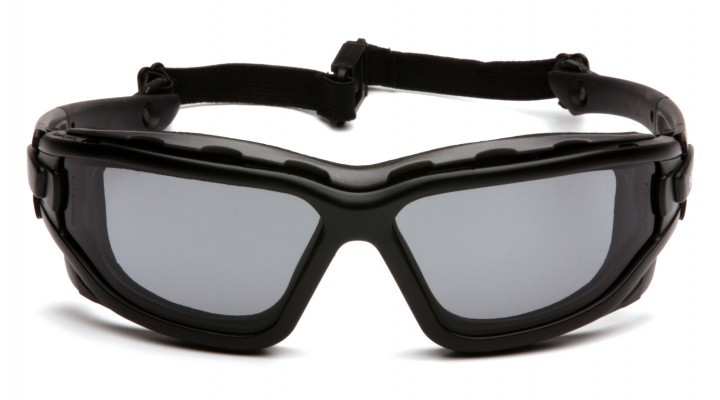 Окуляри захисні із ущільнювачем Pyramex i-Force XL (Anti-Fog) (gray) сірі фото 2