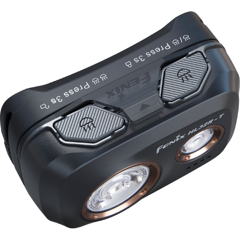 Фонарь налобный Fenix HL32R-T черный фото 3