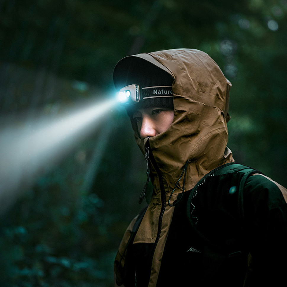 Ліхтар налобний Naturehike CNK2450ZM015, коричневий фото 2