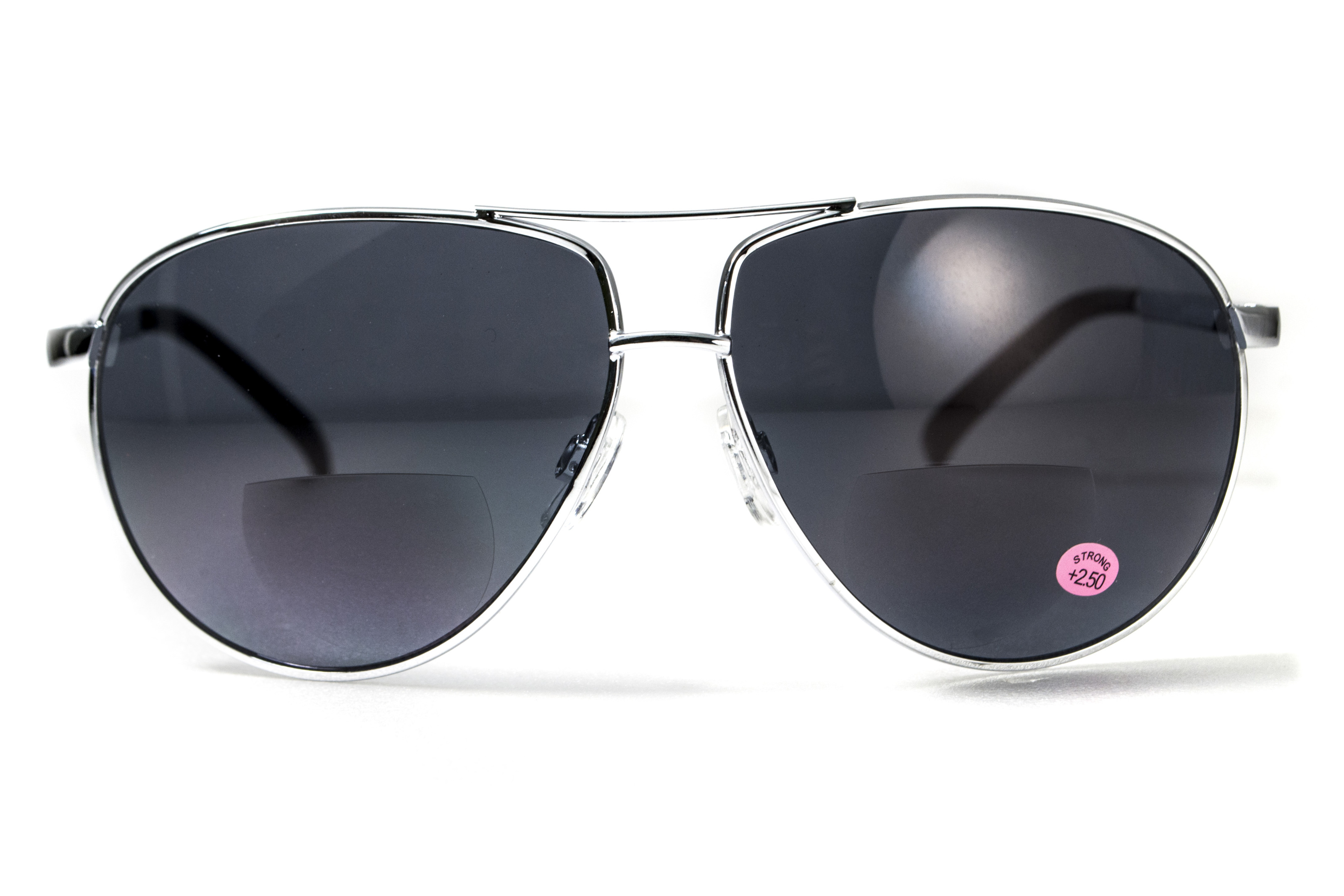 Біфокальні захисні окуляри Global Vision Aviator Bifocal (+2.0) (gray) сірі фото 9