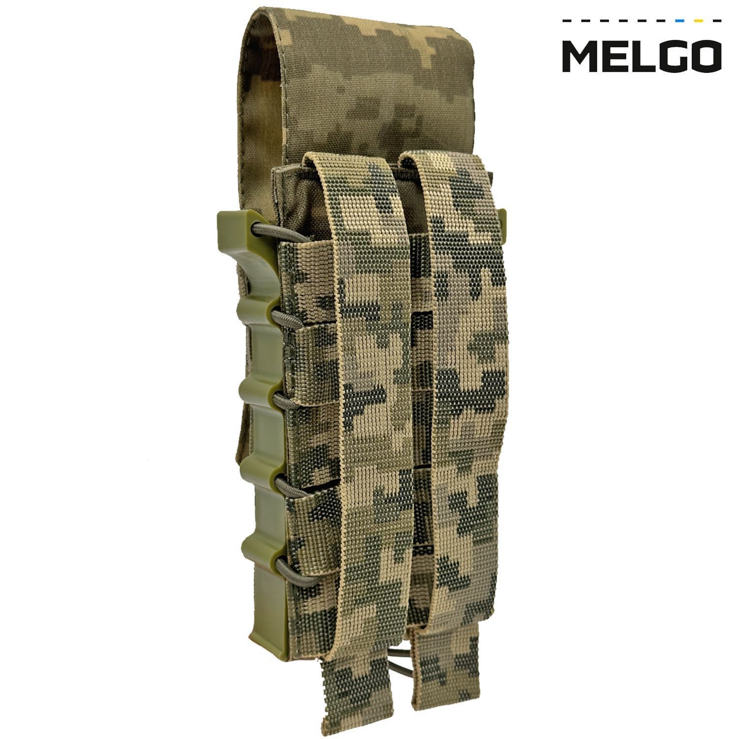 Подсумок под 1 магазин корпусный с клапаном Пиксель ММ-14 Cordura MELGO фото 2