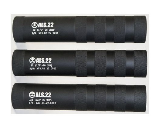 Саундмодератор (глушник) Steel ALS .22 Lr 1/2х20 UNF