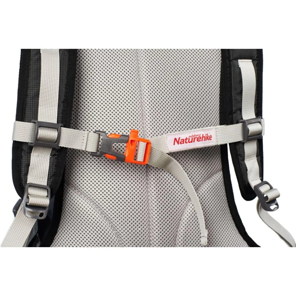 Велорюкзак з чохлом для шолома Naturehike 15 л sky blue NH15C001-B, блакитний фото 7