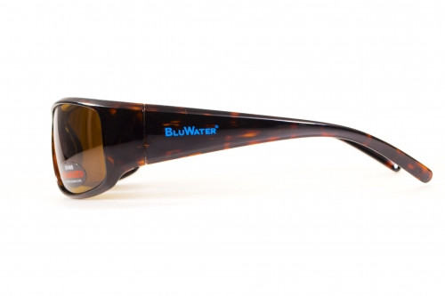 Очки поляризационные BluWater Florida-1 Polarized (brown), коричневые фото 3