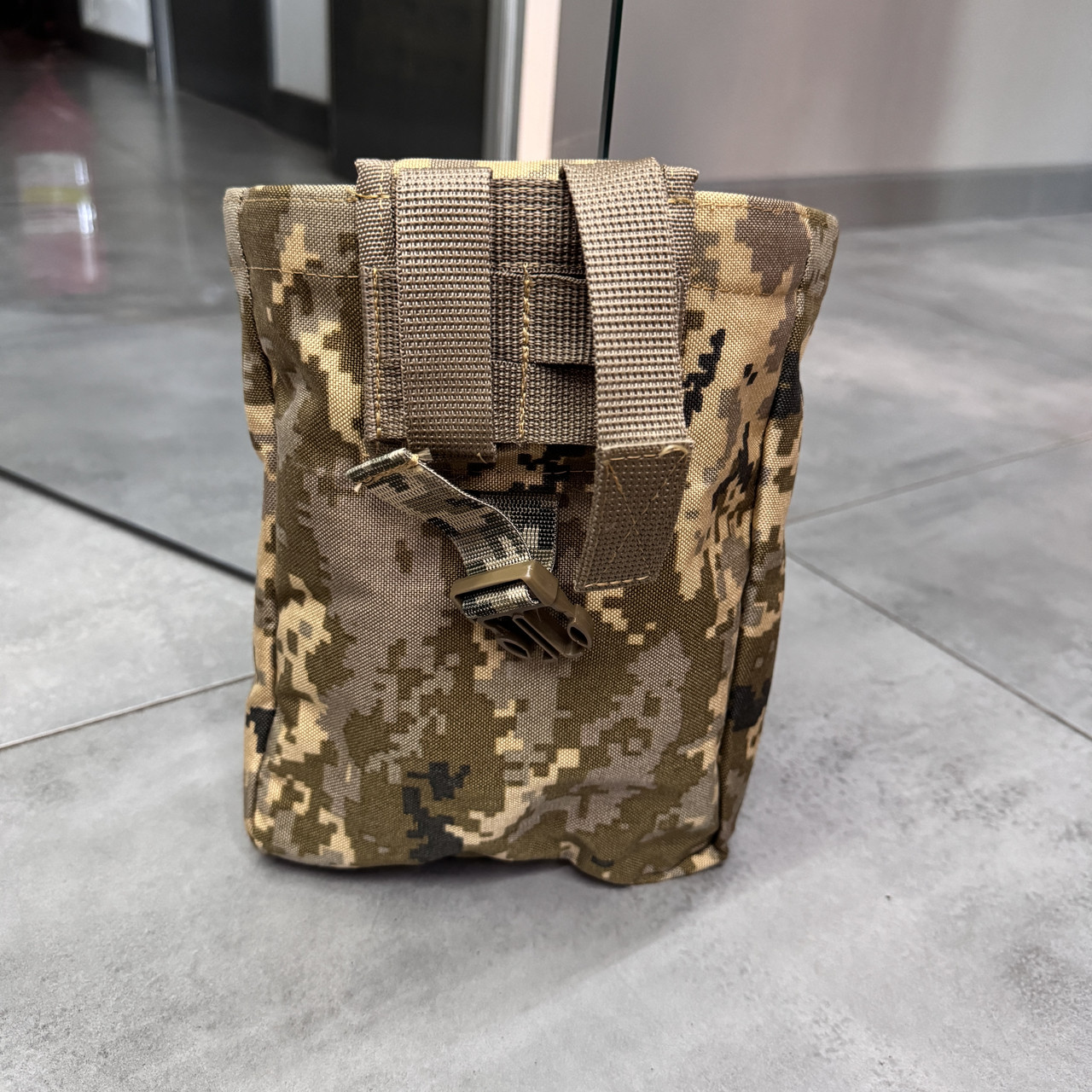 Сумка для быстрого сброса магазинов, Пиксель, WINTAC, на затяжке, Cordura 1000D, карман для пустых магазинов фото 8