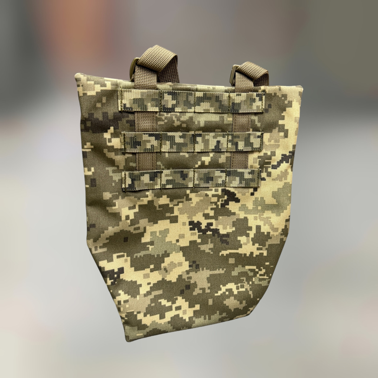 Подсумок передник напашник для плитоноски, размер L, Пиксель, Cordura 1000D, сумка под баллистический пакет