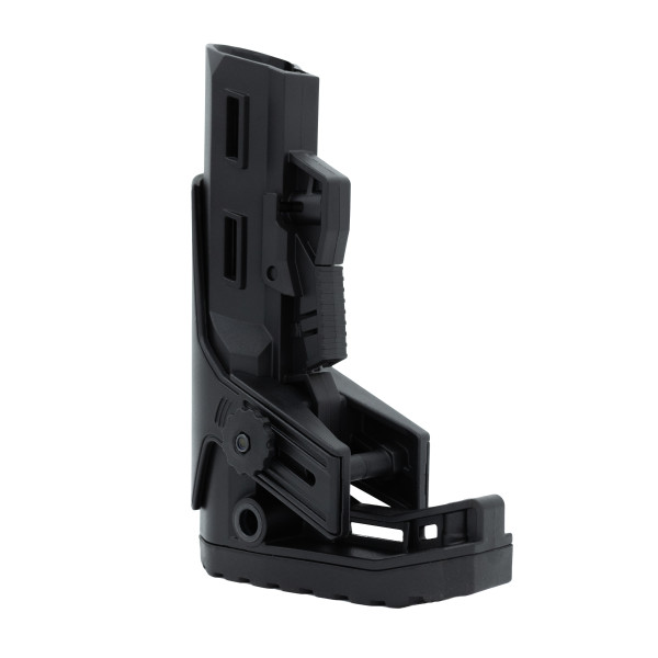 Полегшений телескопічний приклад з підщічником ALPHA-CP Key-Arma для AR/AK Mill spec Polymer фото 3