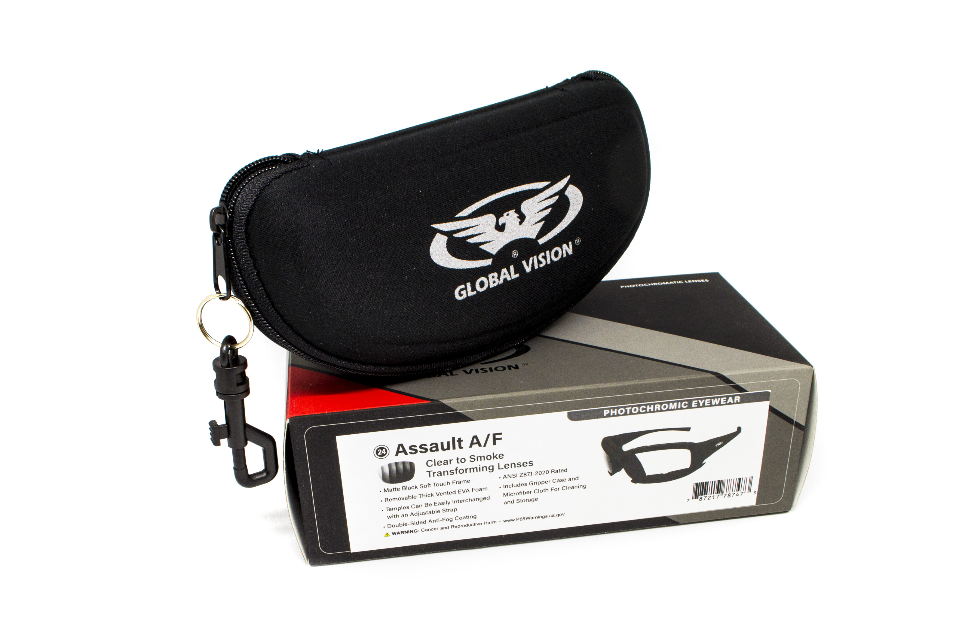 Очки защитные фотохромные Global Vision Assault Photochromic (clear) Anti-Fog, прозрачные фото 17