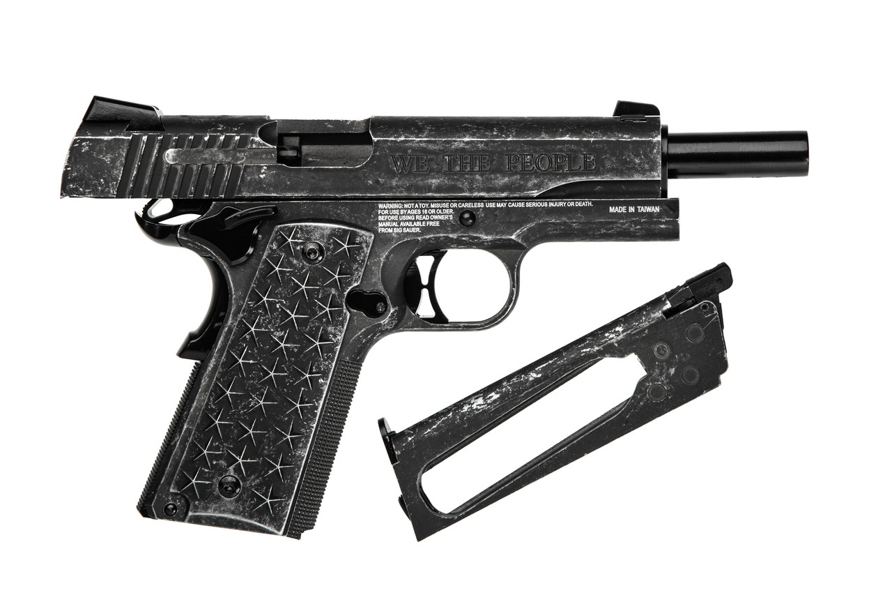 Пістолет Sig Sauer 1911 Blowback "We The People"  кал.4,5 мм  пневматичний фото 3