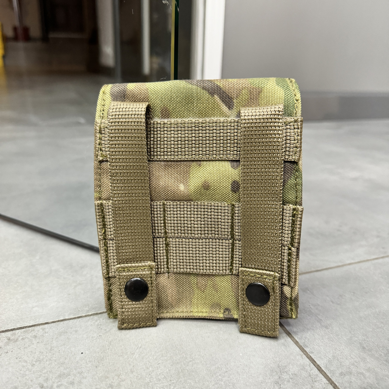 Подсумок под 2 гранаты на Молли, Мультикам, WINTAC, Cordura 1000D, тактический чехол под две гранаты на Молли фото 2