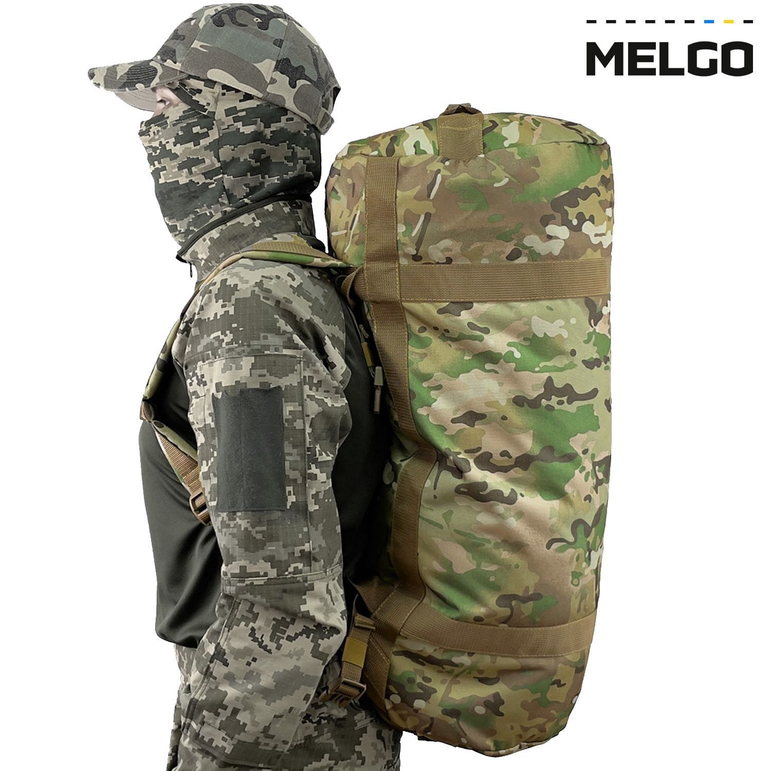 Транспортна сумка-баул 90 л Мультикам Cordura 1000 D MELGO