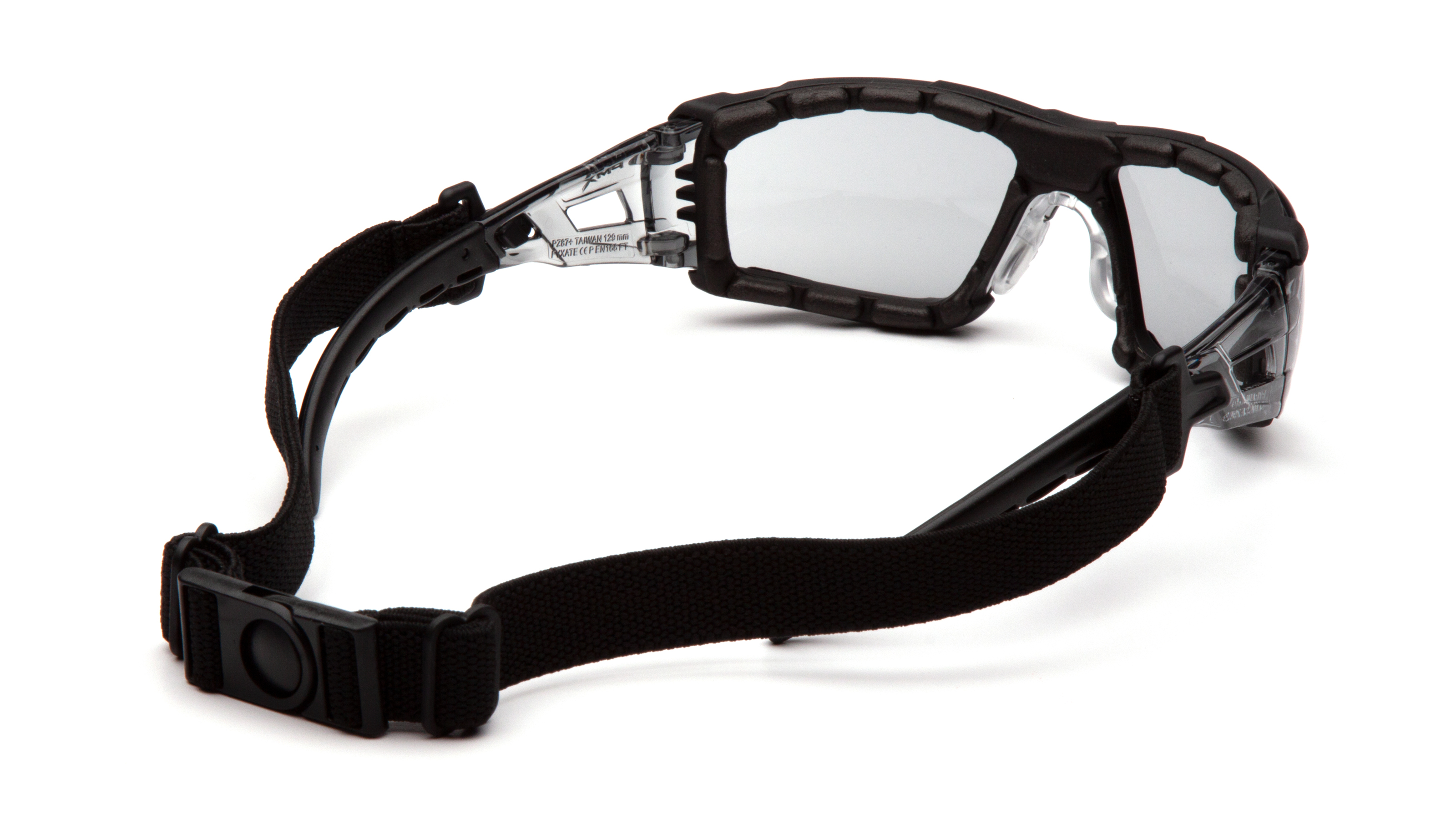 Очки защитные с уплотнителем Pyramex Fyxate (light gray) H2MAX Anti-Fog, светло-серые полутёмные фото 4