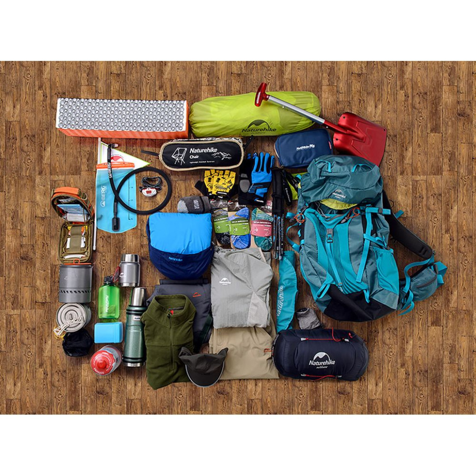 Рюкзак туристичний Naturehike NH16Y020-Q, 55 л, чорний фото 2