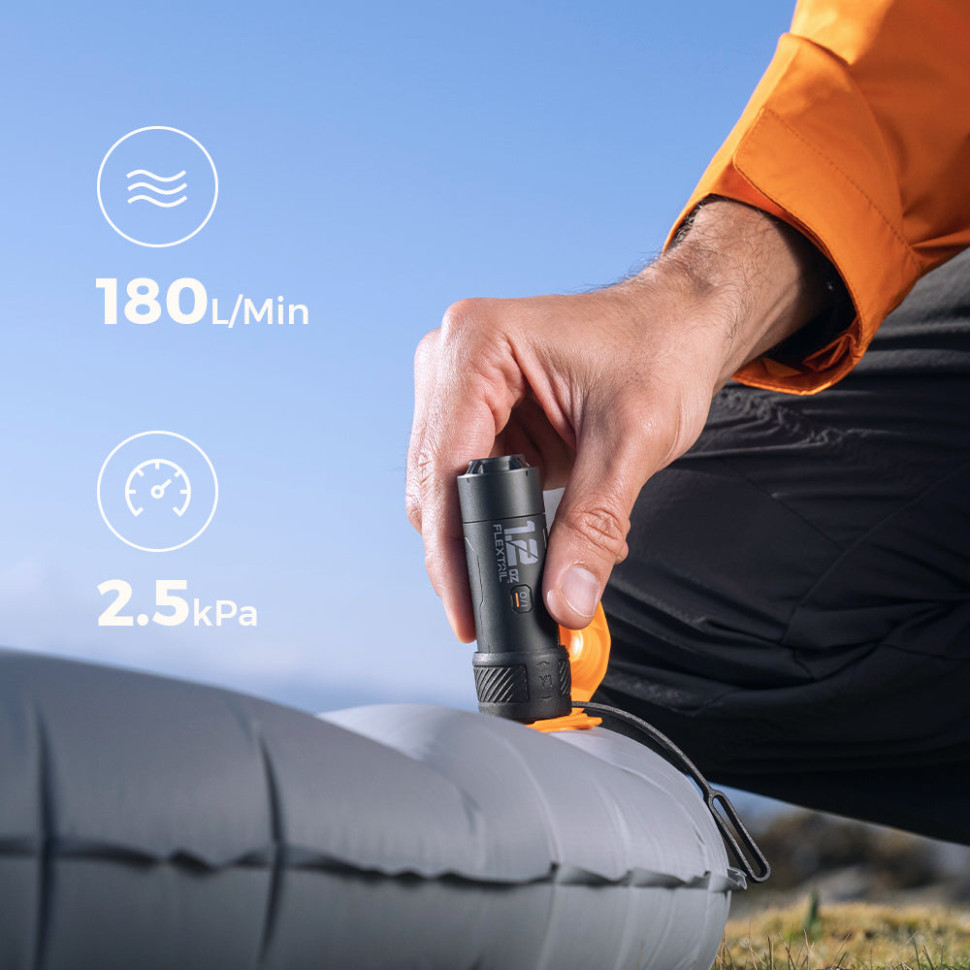 Портативний міні-насос Flextail Zero Pump, чорний фото 4