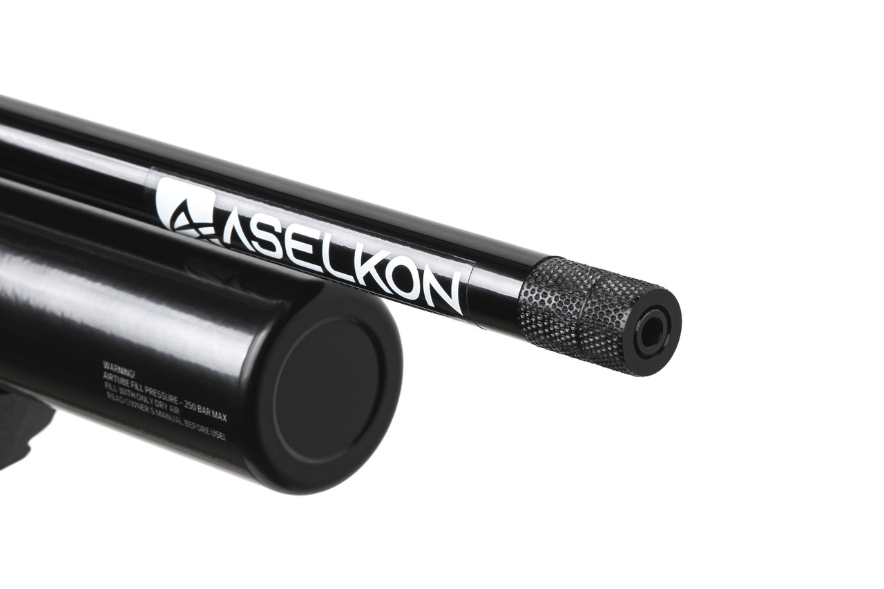Редукторна пневматична гвинтівка Aselkon MX8 Evoc Black кал. 4.5 фото 3