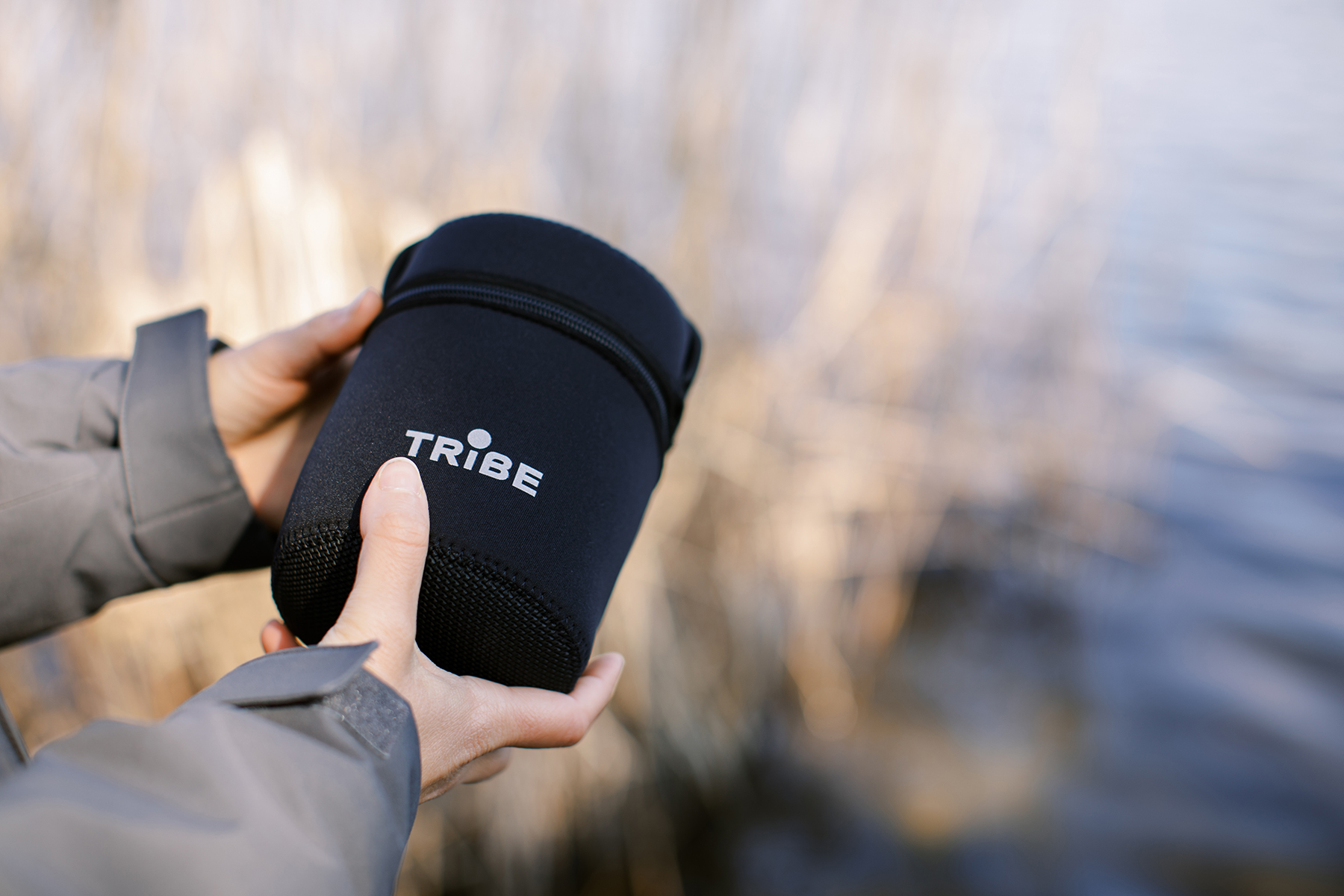 Чехол Tribe Neoprene Cover для пищевого термоса 1л T-DF-0005-black фото 2