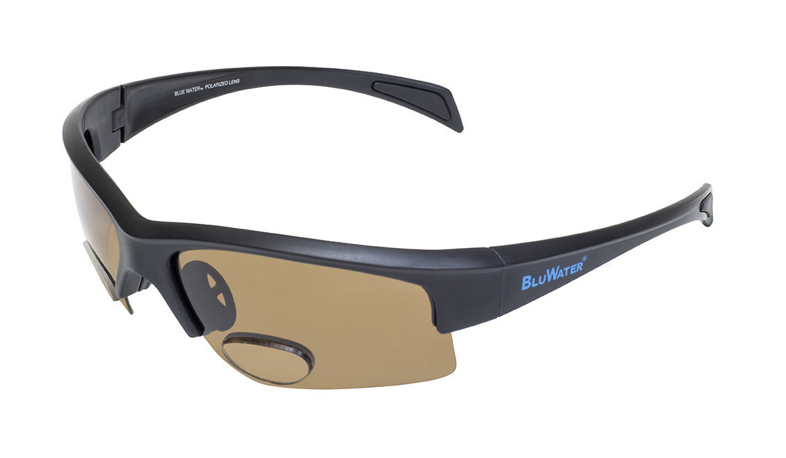 Бифокальные поляризационные очки BluWater Bifocal-2 (+3.0) Polarized (brown) коричневые