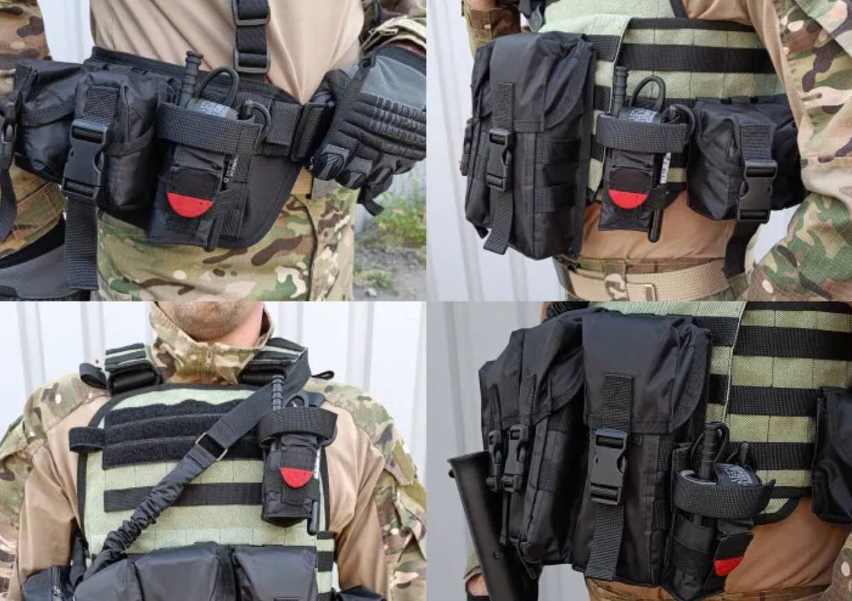 Підсумок під турнікет чорний (MOLLE, CAT, підсумок на розгрузку, жилет, РПС) 15х5 см фото 3