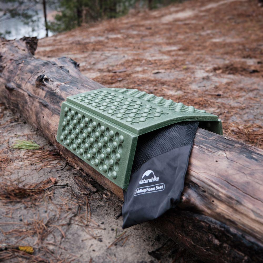 Сидушка складна XPE з чохлом Naturehike NH20PJ025, 15 мм, темно-зелений фото 9
