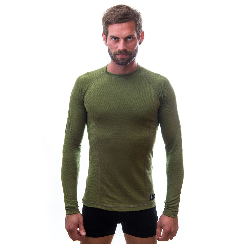 Термофутболка чоловіча Sensor Merino DF LS safari 17200031, SM11M-safari-XXL фото 4