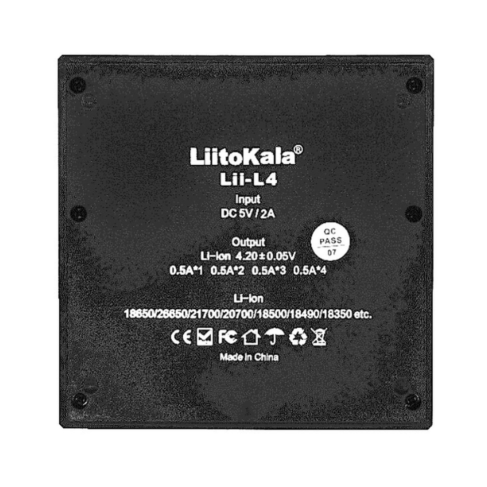 Универсальное зарядное устройство для LiitoKala Lii-L4 на 4 канала фото 2