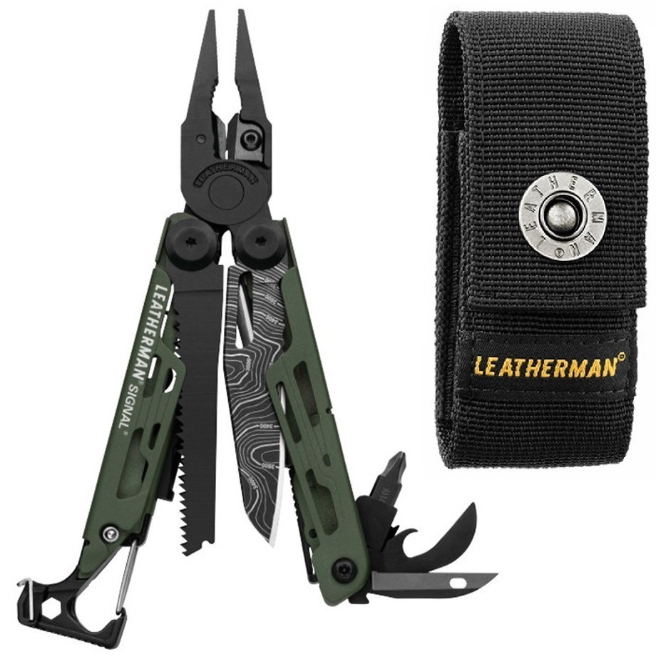 Мультитул LEATHERMAN SIGNAL + синтетический чехол + подарочная упаковка