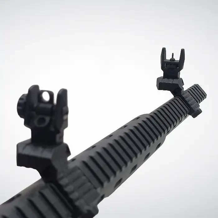 Мушка и целик 45°, DLG Tactical DLG-184, низкие, складные, на Picatinny фото 5