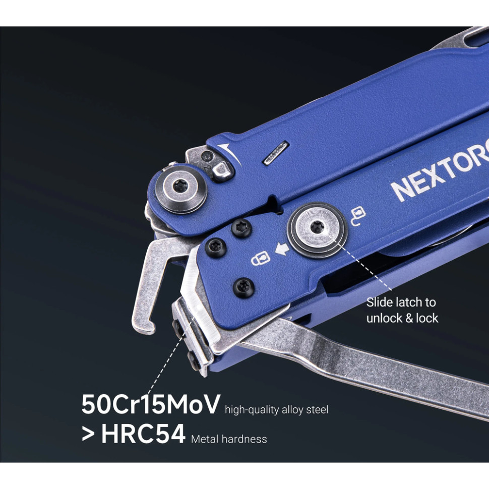 Мультитул Nextorch Pioneer MT20, синий фото 5