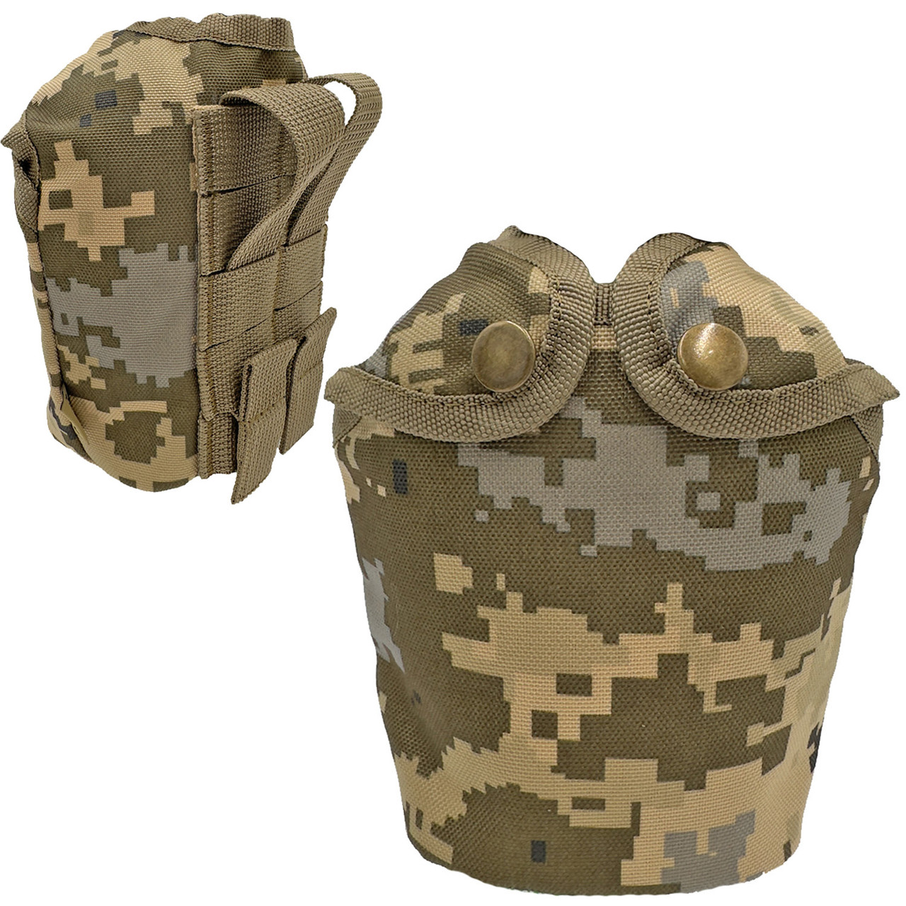 Чехол для фляги 1л Molle (Пиксель, Мультикам, Олива, Койот) MELGO