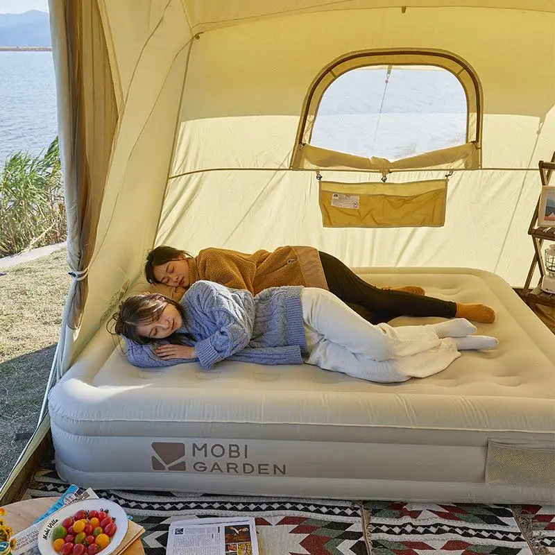 Матрац надувний одномісний Mobi Garden Air single bed 36 см NX22663010 sand фото 3