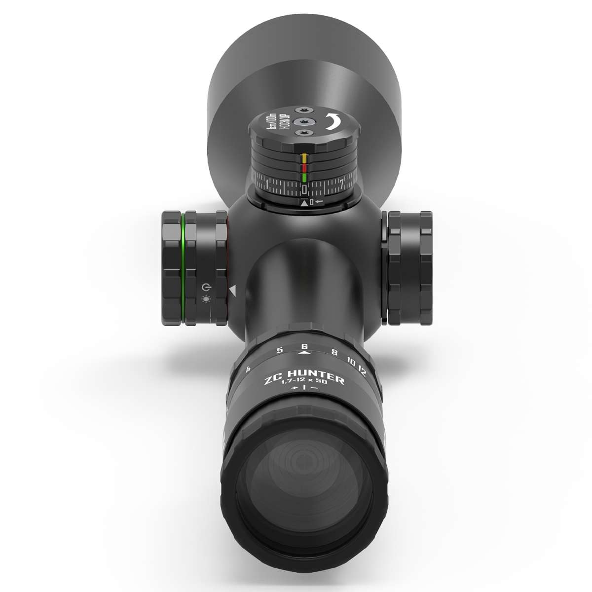 Приціл оптичний ZC Hunter 1.7-12x50 (36 мм) MHR SFP illum. Ballostikturm фото 9