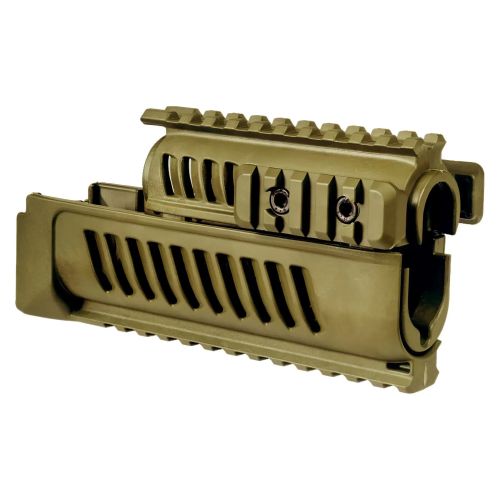 Цевье тактическое FAB для AK 47/74, 4 планки FDE