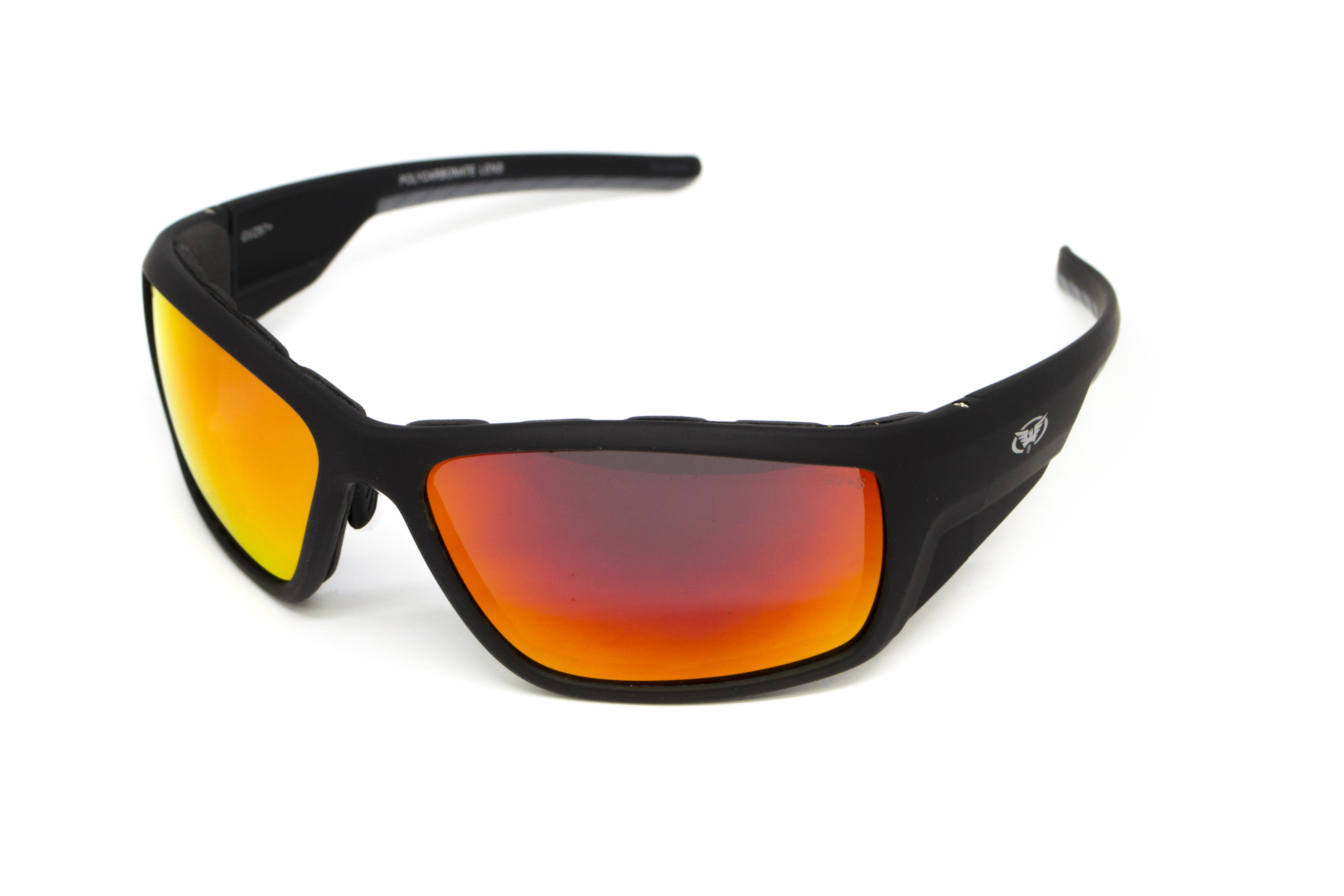 Очки защитные с уплотнителем Global Vision Kinetic (G-Tech™ red), зеркальные красные фото 2